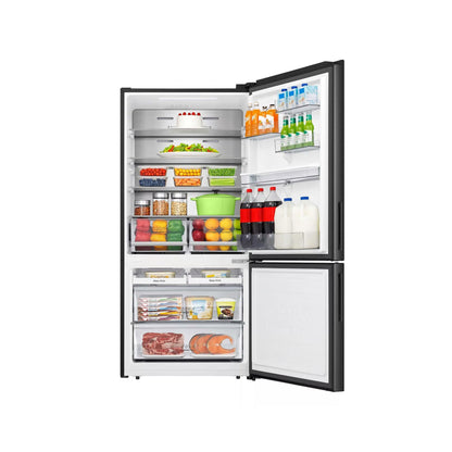 Hisense 500L Bottom-Mount Refrigerator Black