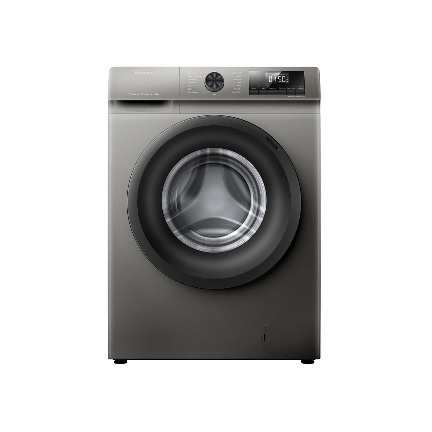 Hisense QP Series 7kg Front Loader Titanium