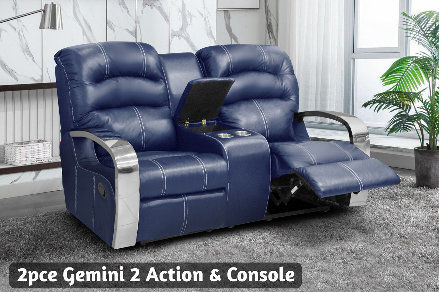 Gemini Entertainer 2 Action Recliner + Console