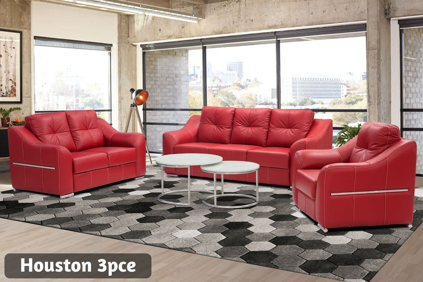 Houston 3 Piece Lounge Suite