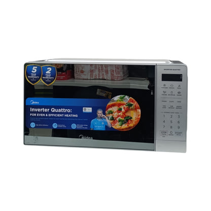 Midea Digital Smartwave Microwave Silver EM20