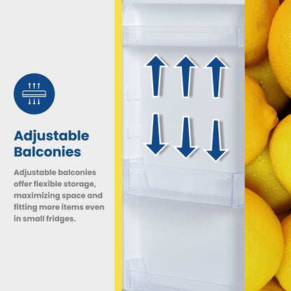 KIC 518 Grey Combi Fridge