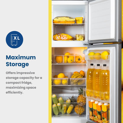 KIC 518 Grey Combi Fridge