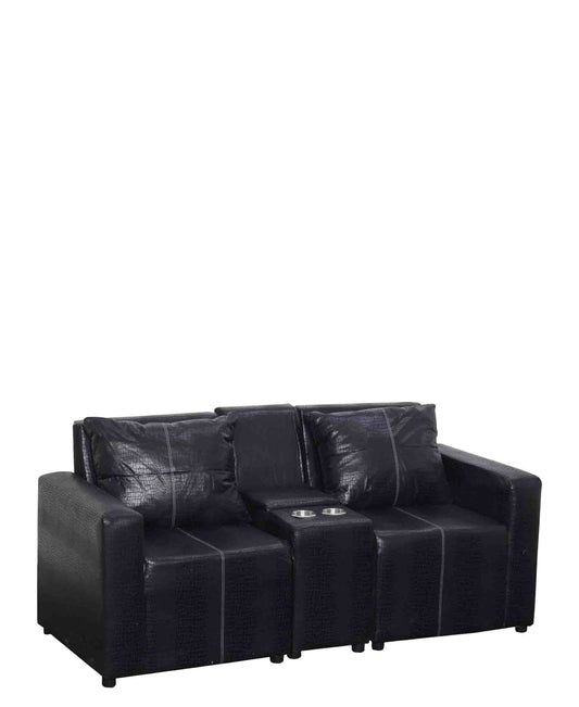 Isabella 2 Division Couch with Console and Cup Holder