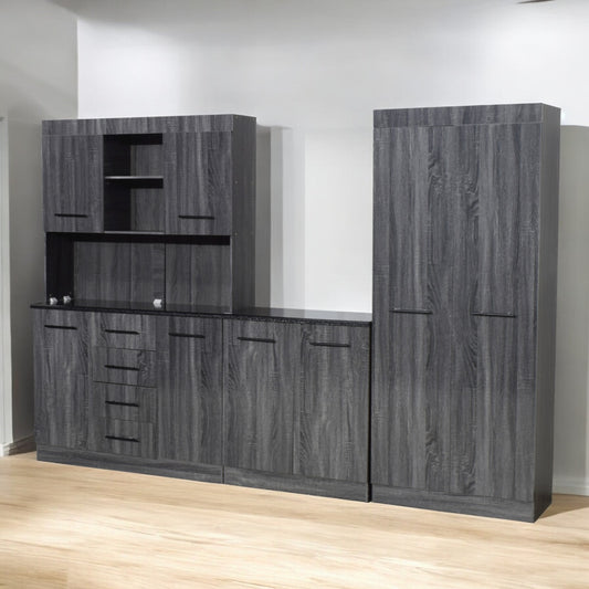 MW8686   3 Piece Kitchen Scheme High Gloss