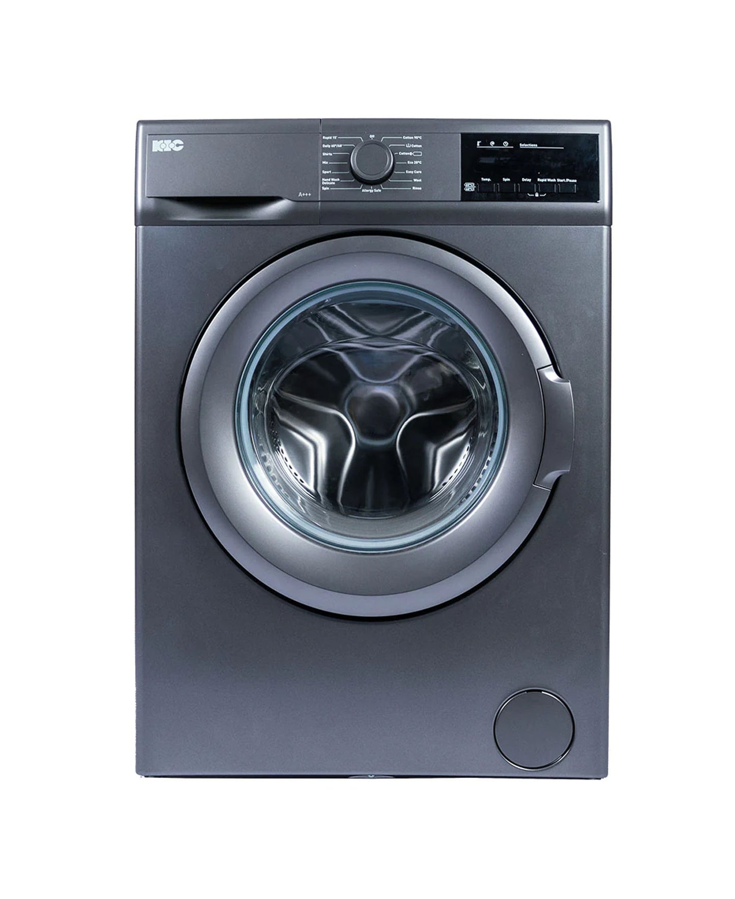 KIC 6kg Front Loader washing machine – Dark Grey