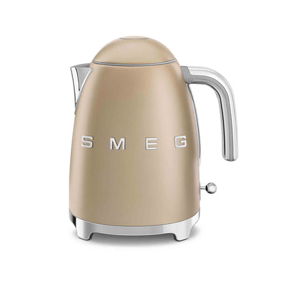 Smeg 1.7L Retro Cordless Kettle - Matte Champagne