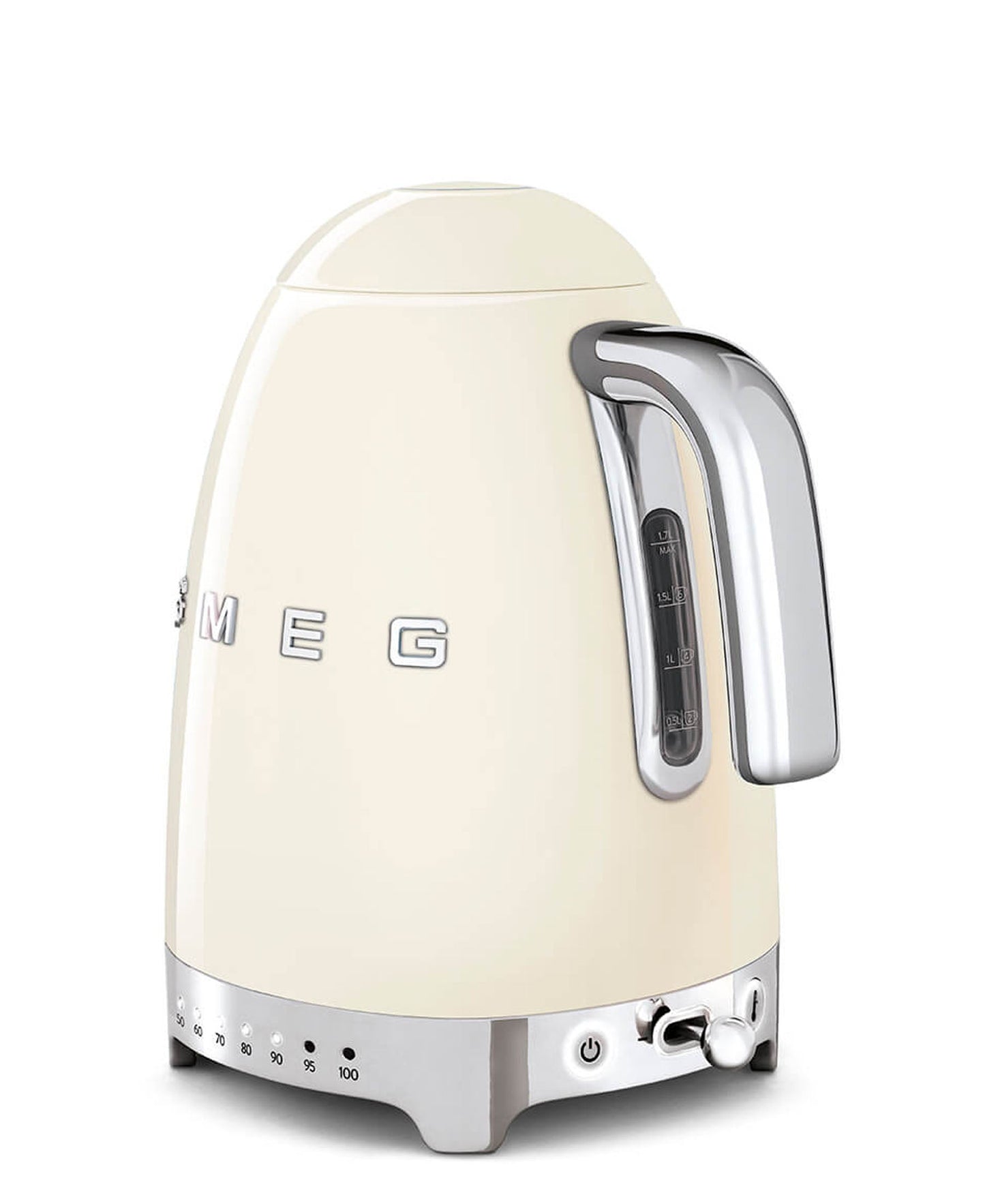 Smeg 50's Style Retro Variable Temperature Kettle - Cream