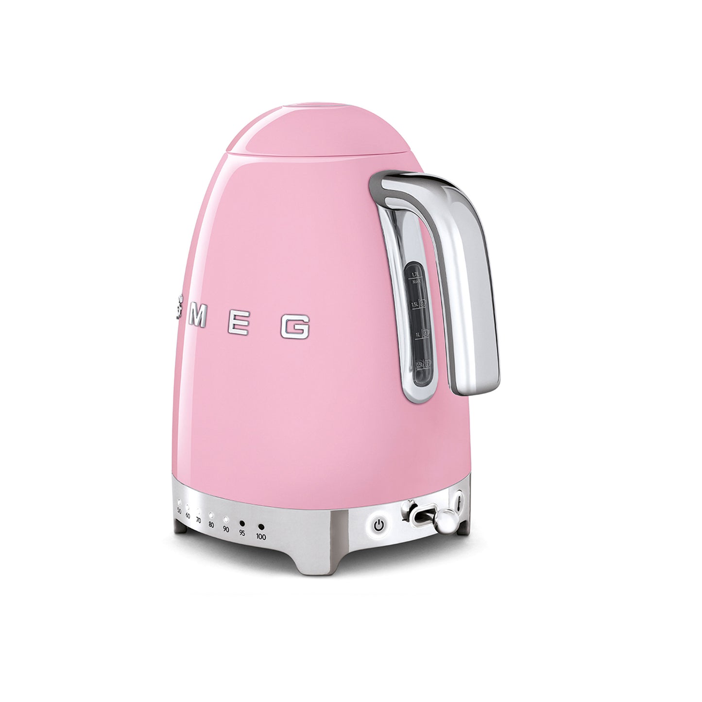 Smeg 50's Style Retro Variable Temperature Kettle - Pink