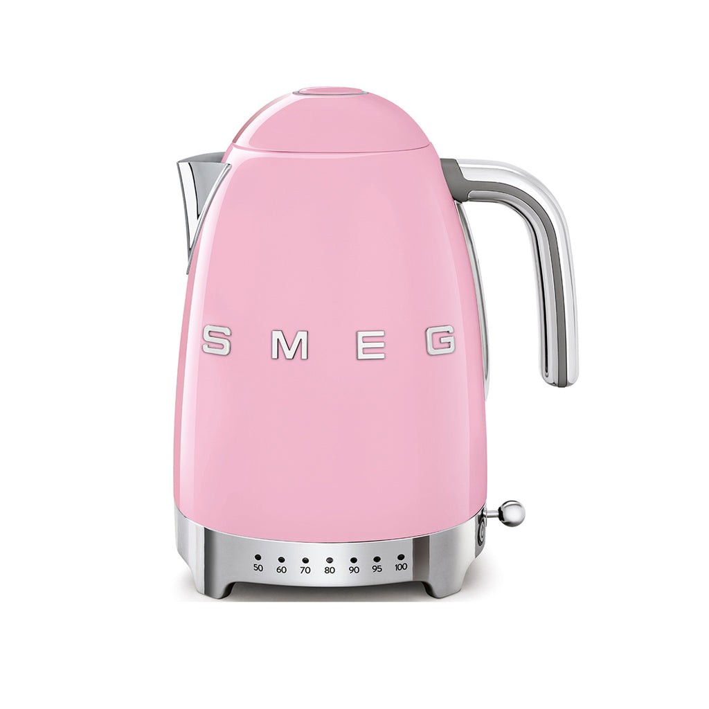 Smeg 50's Style Retro Variable Temperature Kettle - Pink