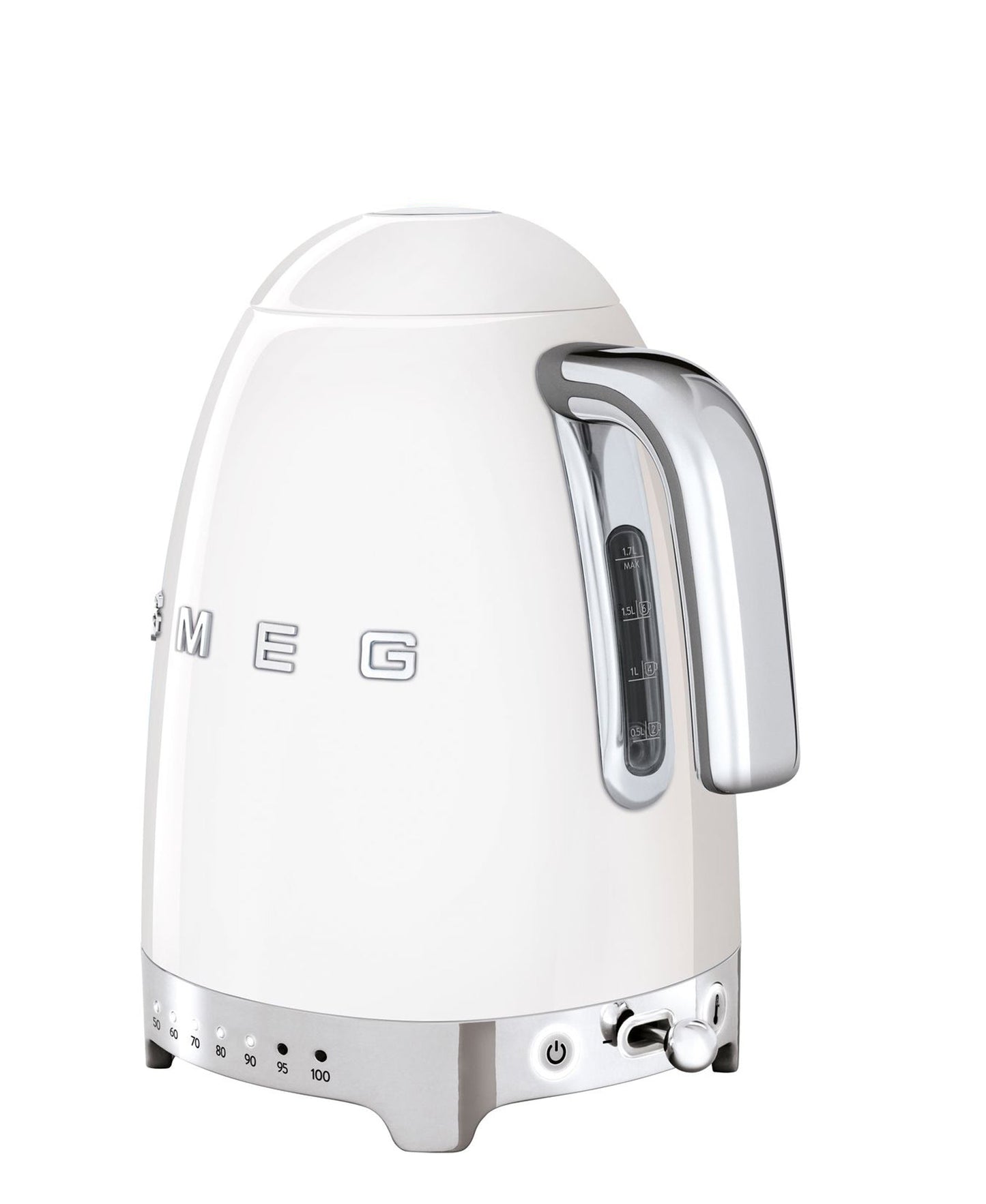 Smeg 50's Style Retro Variable Temperature Kettle - White