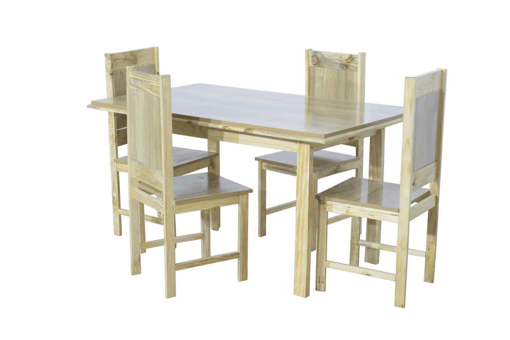 Kemfurn Pine Table And Chairs - 5 Piece