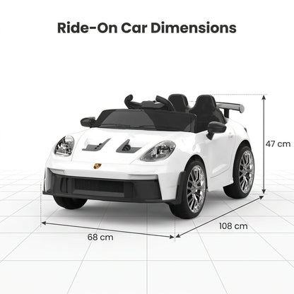 Kids Ride On 4 Wheel Car White
