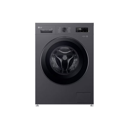 LG FRONT LOADER WASHING MACHINE 9KGMIDDLE BLACK