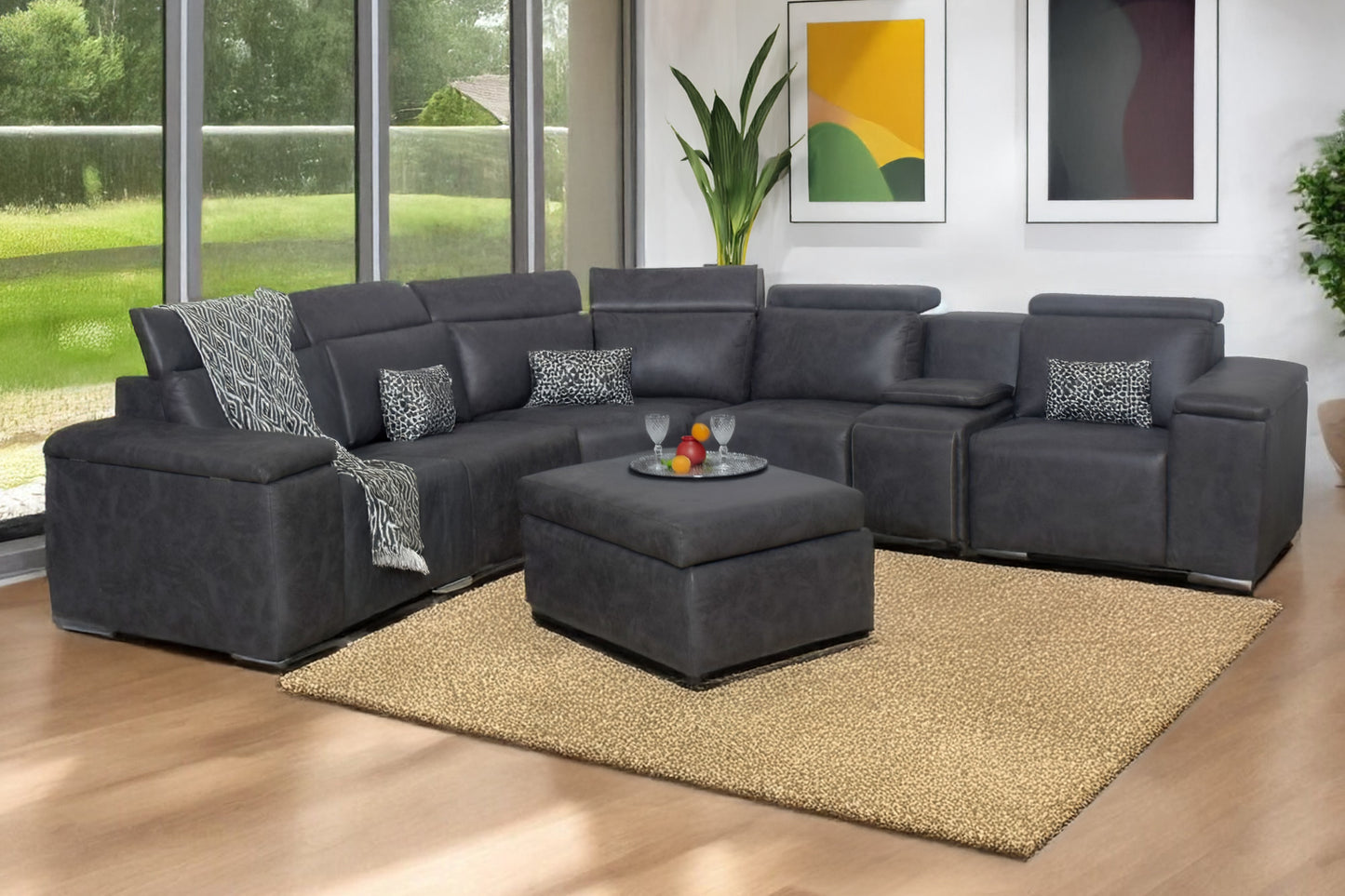 Venezia 6 Piece Corner Lounge Suite