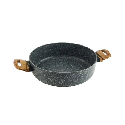 Leydi Natura Kısa 26cm Low Casserole Grey
