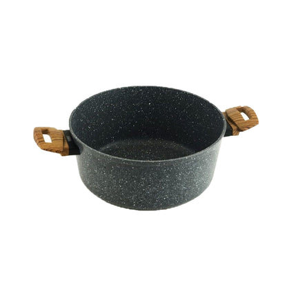 Leydi Natura Derin 28cm Deep Casserole Grey