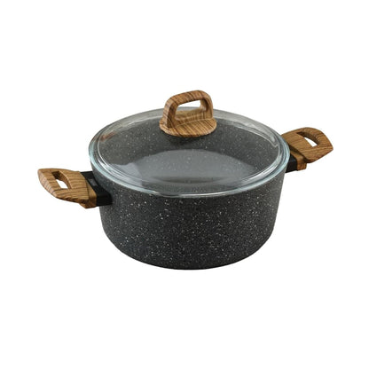 Leydi Natura Derin 28cm Deep Casserole Grey