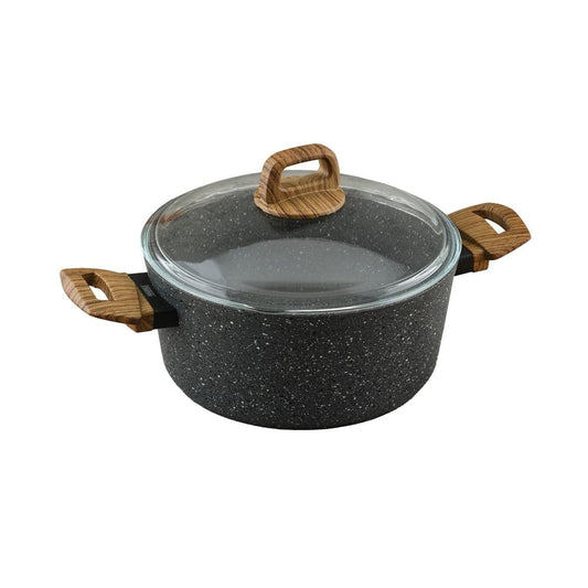 Leydi Natura Derin 28cm Deep Casserole Grey