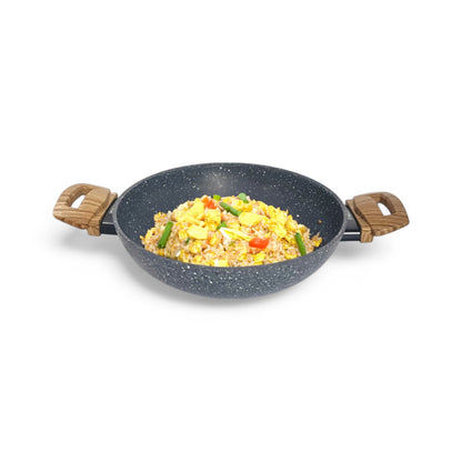 Leydi Natura Sahan 20cm Granite Egg Pan Grey