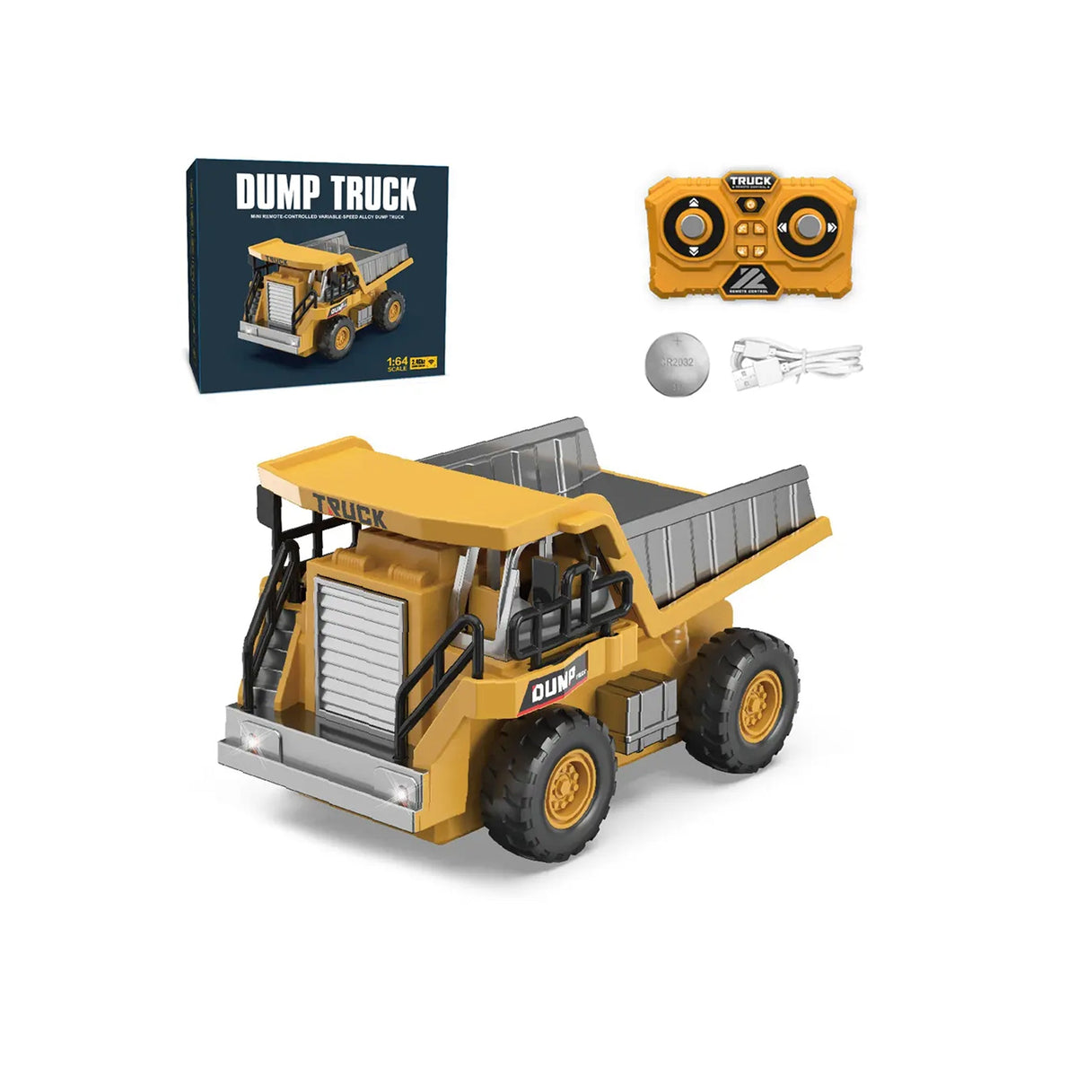 RC Mini Dump Truck Orange