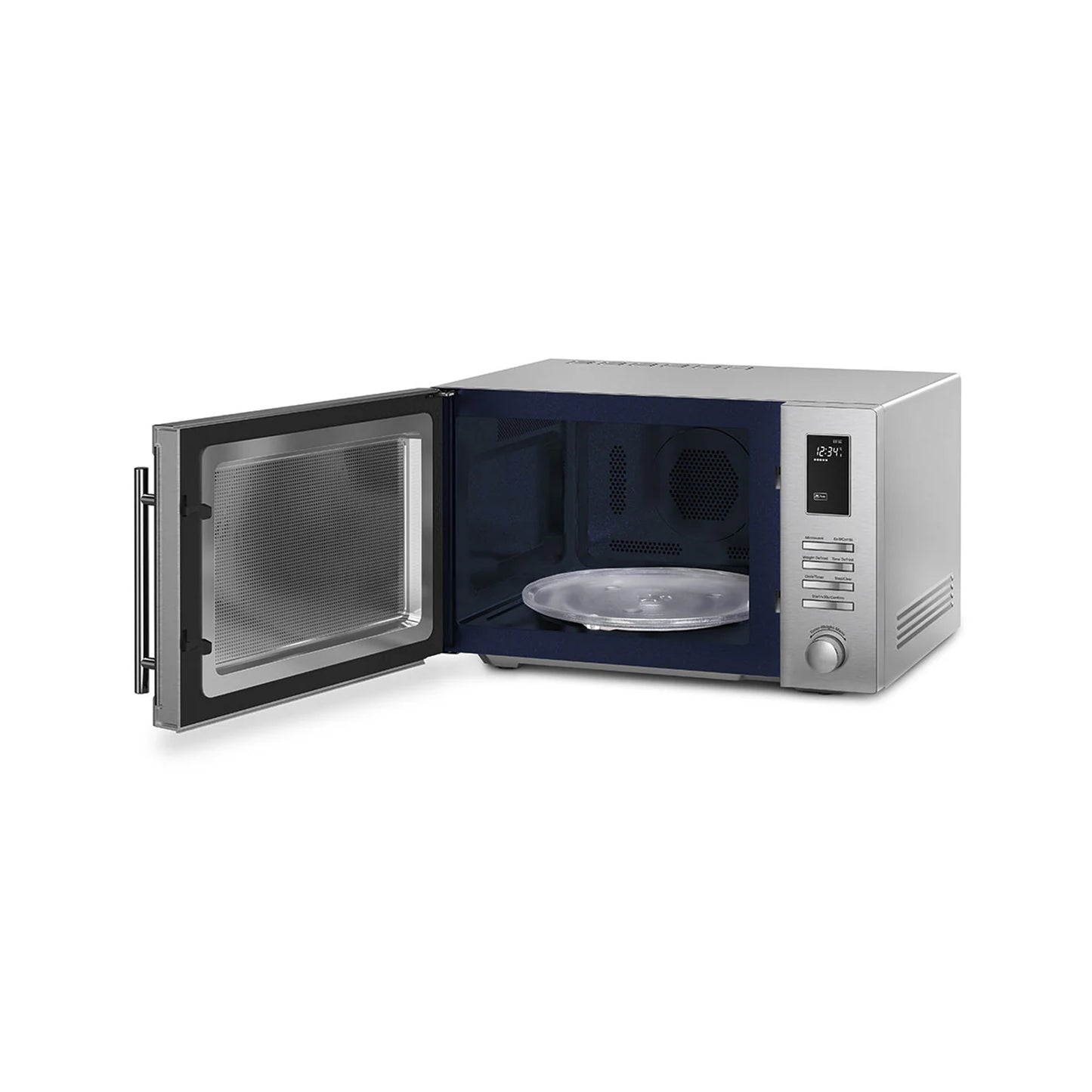 Smeg 25Lt Countertop Microwave Oven - Silver