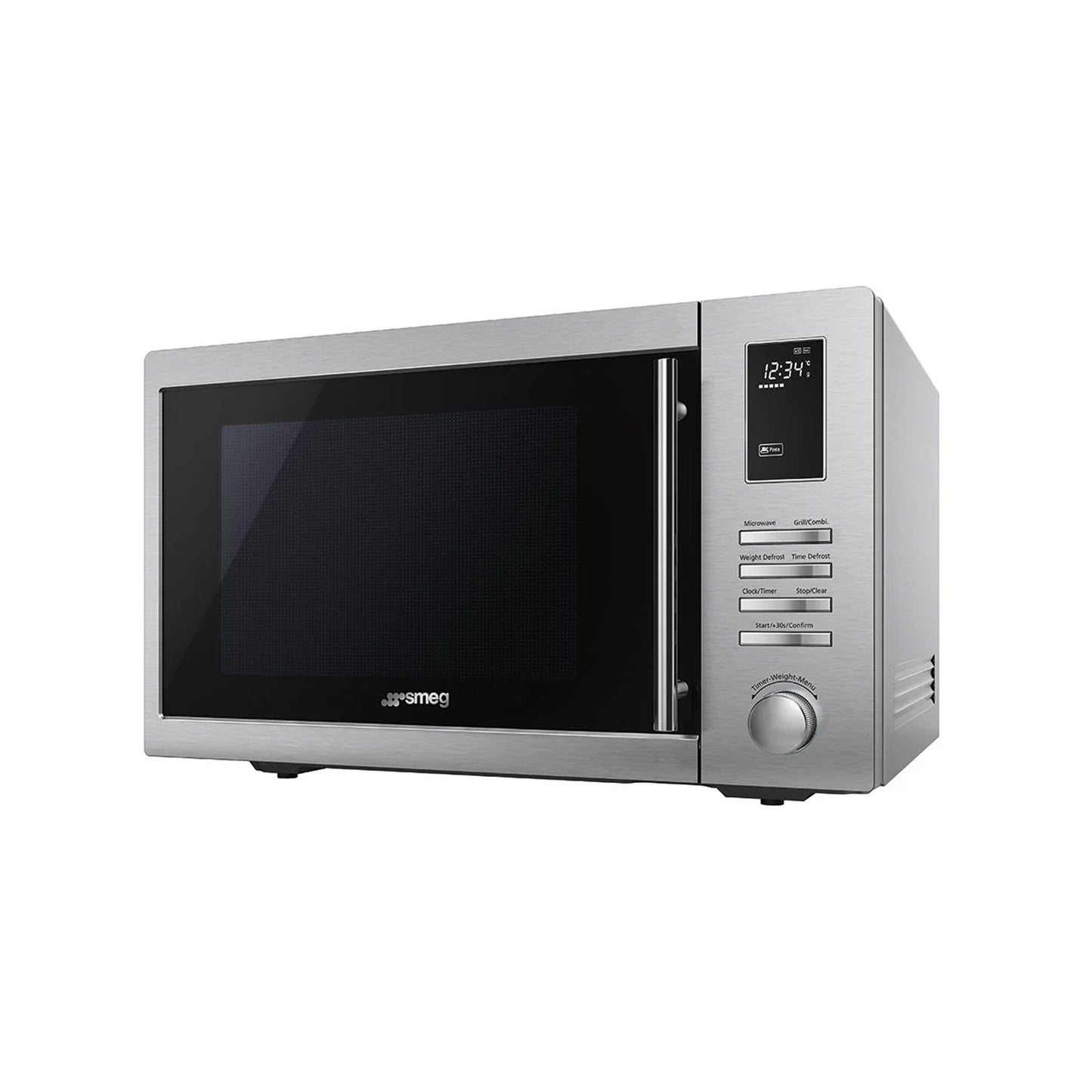 Smeg 25Lt Countertop Microwave Oven - Silver