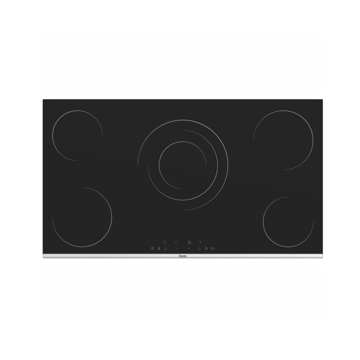 Ferre 90cm Vitroceramic 5 Plate Electric Hob - MS293