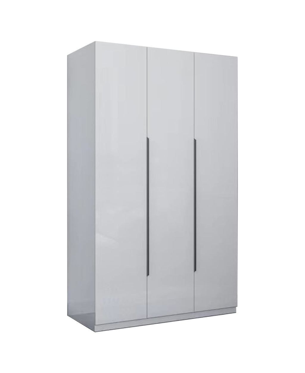 MW3G 3 Door High Gloss Wardrobe White