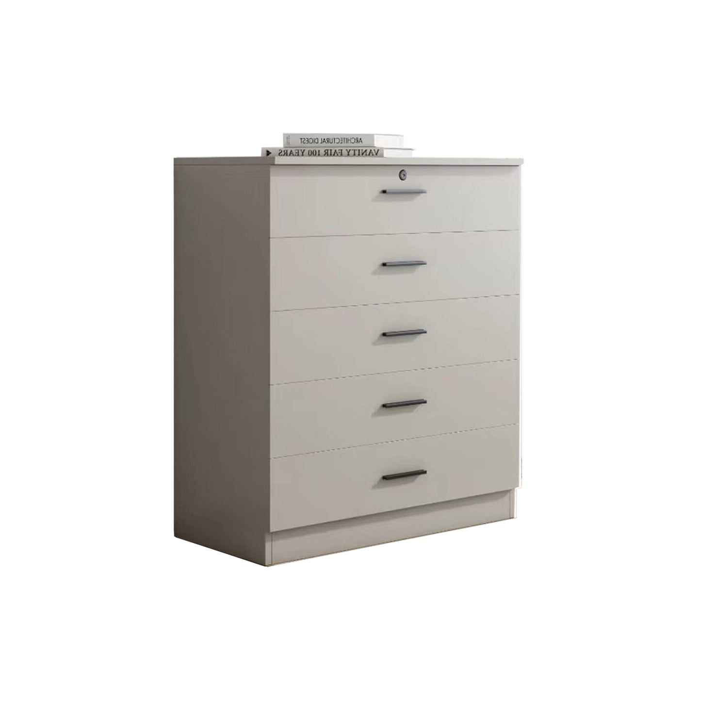 MW5DG High Gloss 5 Drawer Chest Of Drawers