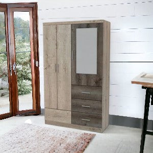 3 Door Wardrobe  MWBR120 - Available in 2 Colours