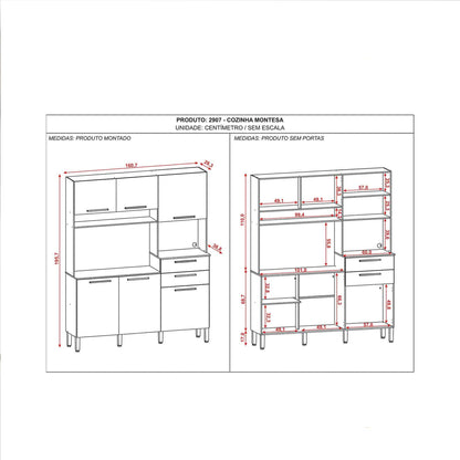 Kitchen Dresser – UK Oak + Snow White MWBR760B