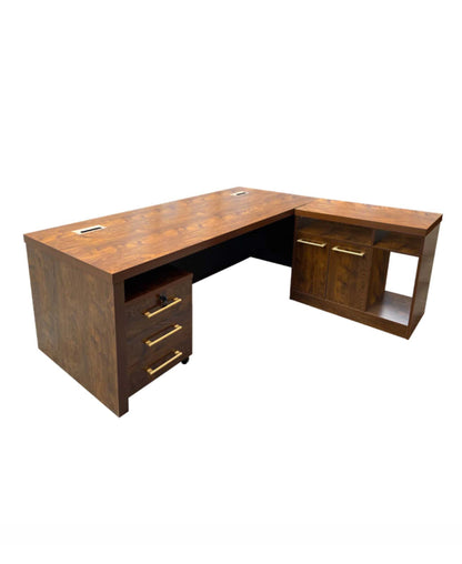 Contemporary Office Desk With Credenza MWVOPB1800