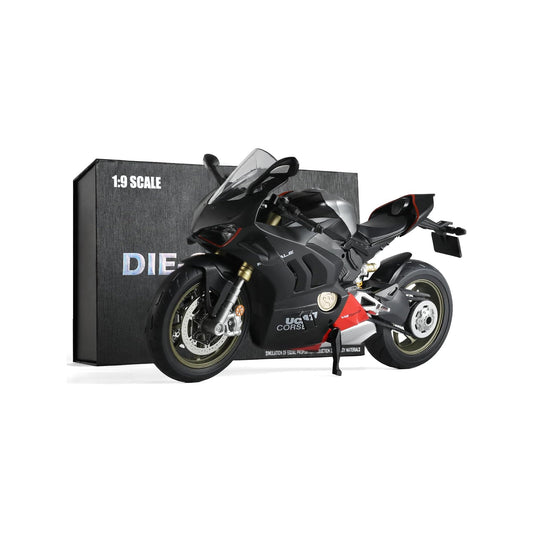 Die-Cast Motorcycle Model Black
