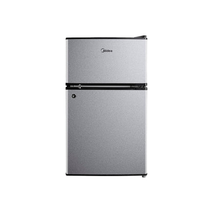 Midea 87Lt Double Door Bar Fridge Silver
