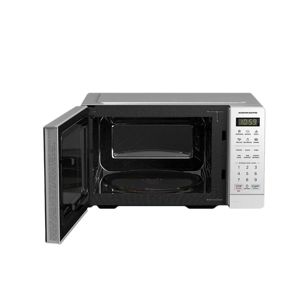 Midea Digital Smartwave Microwave Silver EM20