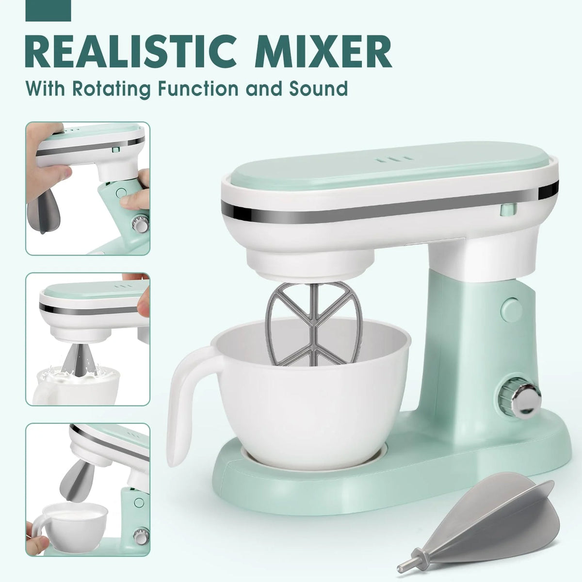 Kids Mini Stand Mixer Green