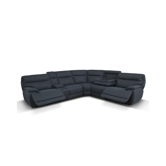 Modern Modular Sectional Fabric Electric Reclining Sofa Corner EU-71287M