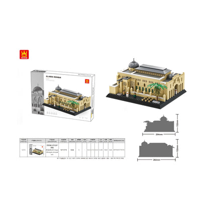 Wange Al-Aqsa Mosque 768 Piece Building Block Set