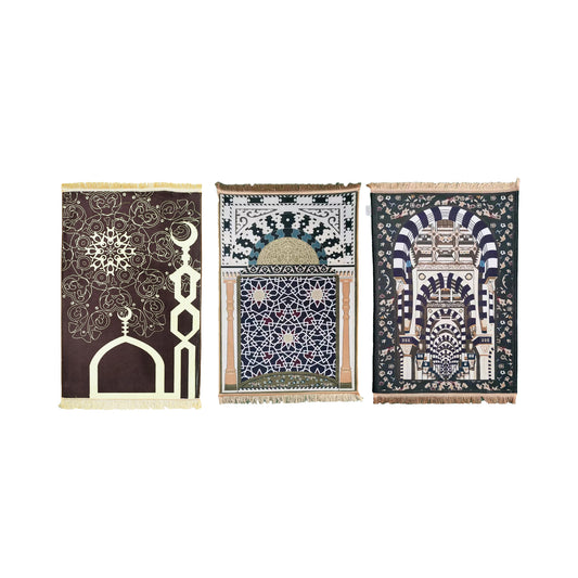 Exotic Designs 800 x 1200mm Musallah  X  3 - Assorted