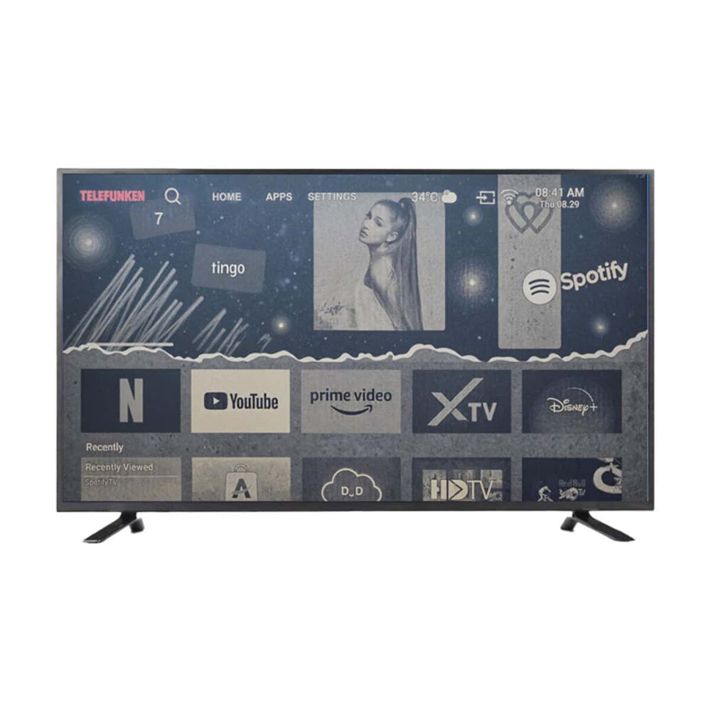 Telefunken 43" Full HD Smart LED TV Black - TLEDDS-43FHDA - view 2