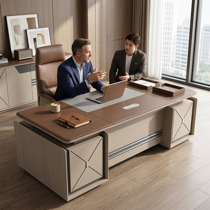 BF Platinum Living 2.4M Vortex Office Table