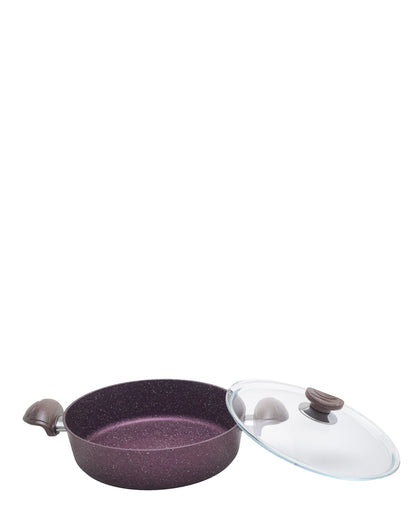 OMS 7 Piece Granite Cookware Pot Set - Purple