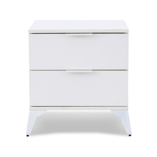 Modern White 2 Drawer Chest – MW352