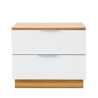 Modern Oak Nightstand MW240 – Two Colour Options