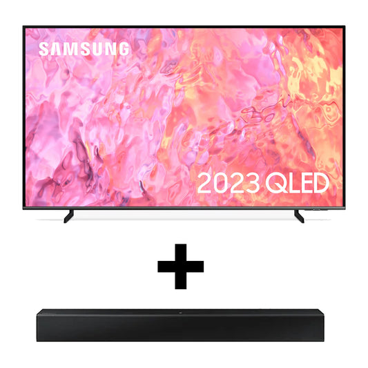 Samsung 55" QLED 4K Smart TV Q60C + HWC400 SoundBar