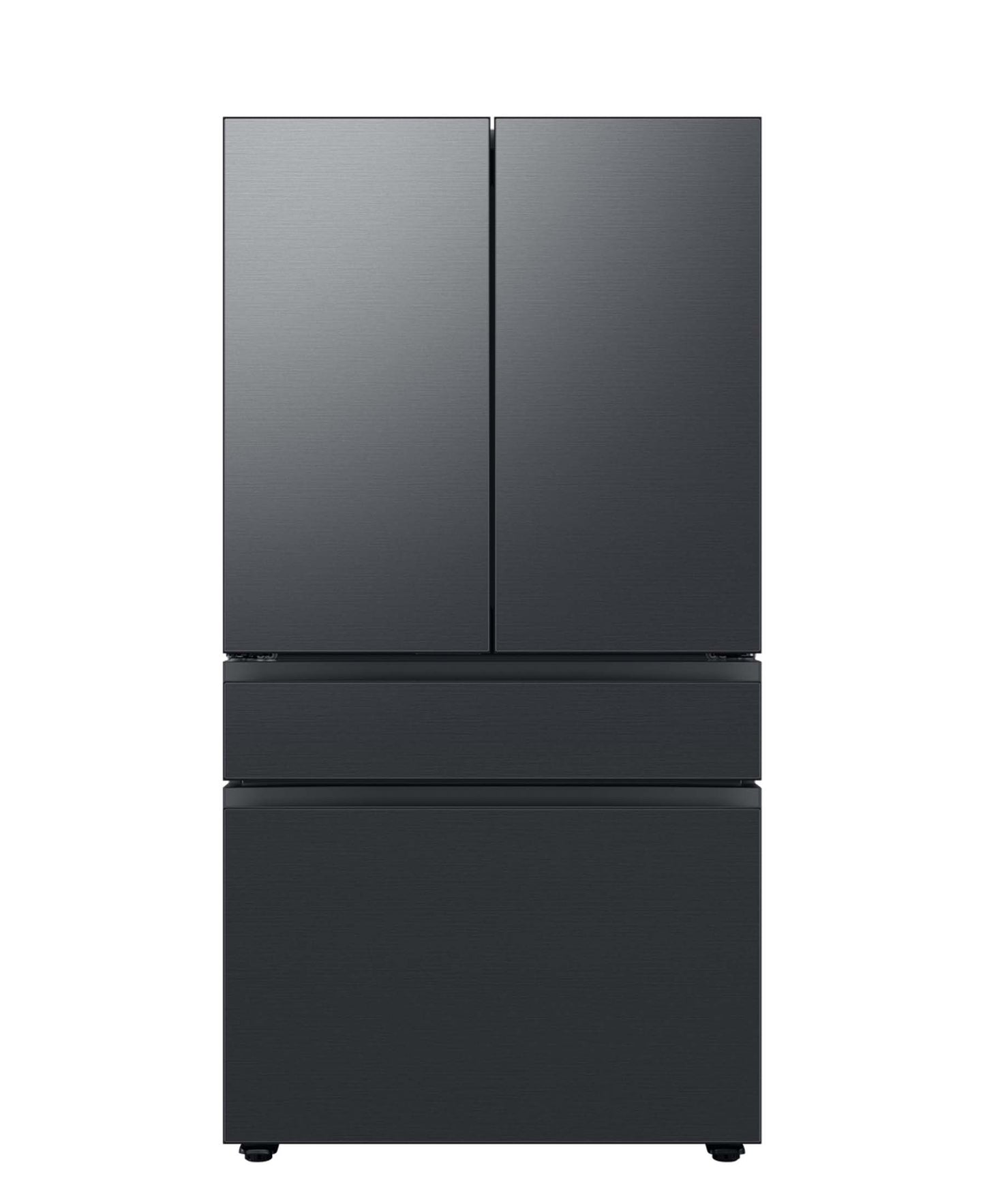 Samsung Bespoke 4-Door French Door Refrigerator - Matte Black Stainless Steel