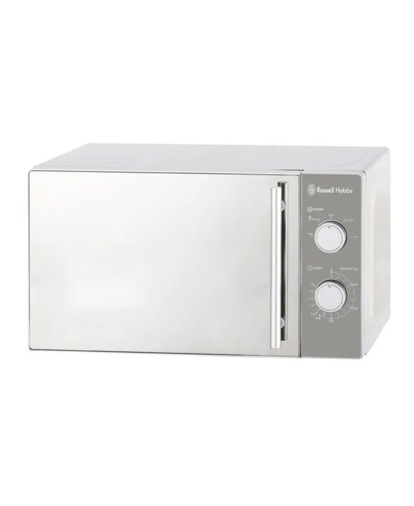 Russell Hobbs 20L Mirror Finish Manual Microwave - Metallic