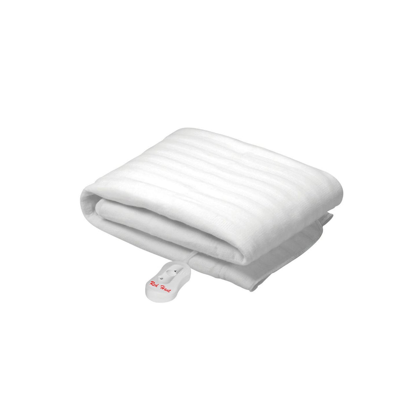 Red Hart 188 x 91cm Single Electric Blanket White