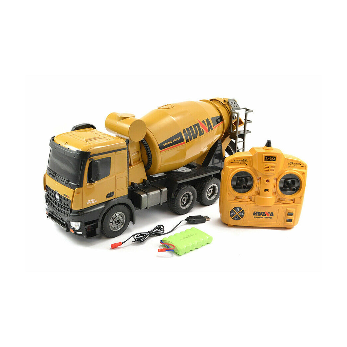 RC Concrete Mixer Mustard Yellow